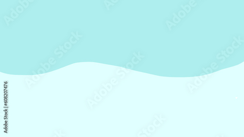 colorful background with Pale Turquoise and Light Cyan color and separated into two sides by wave shape