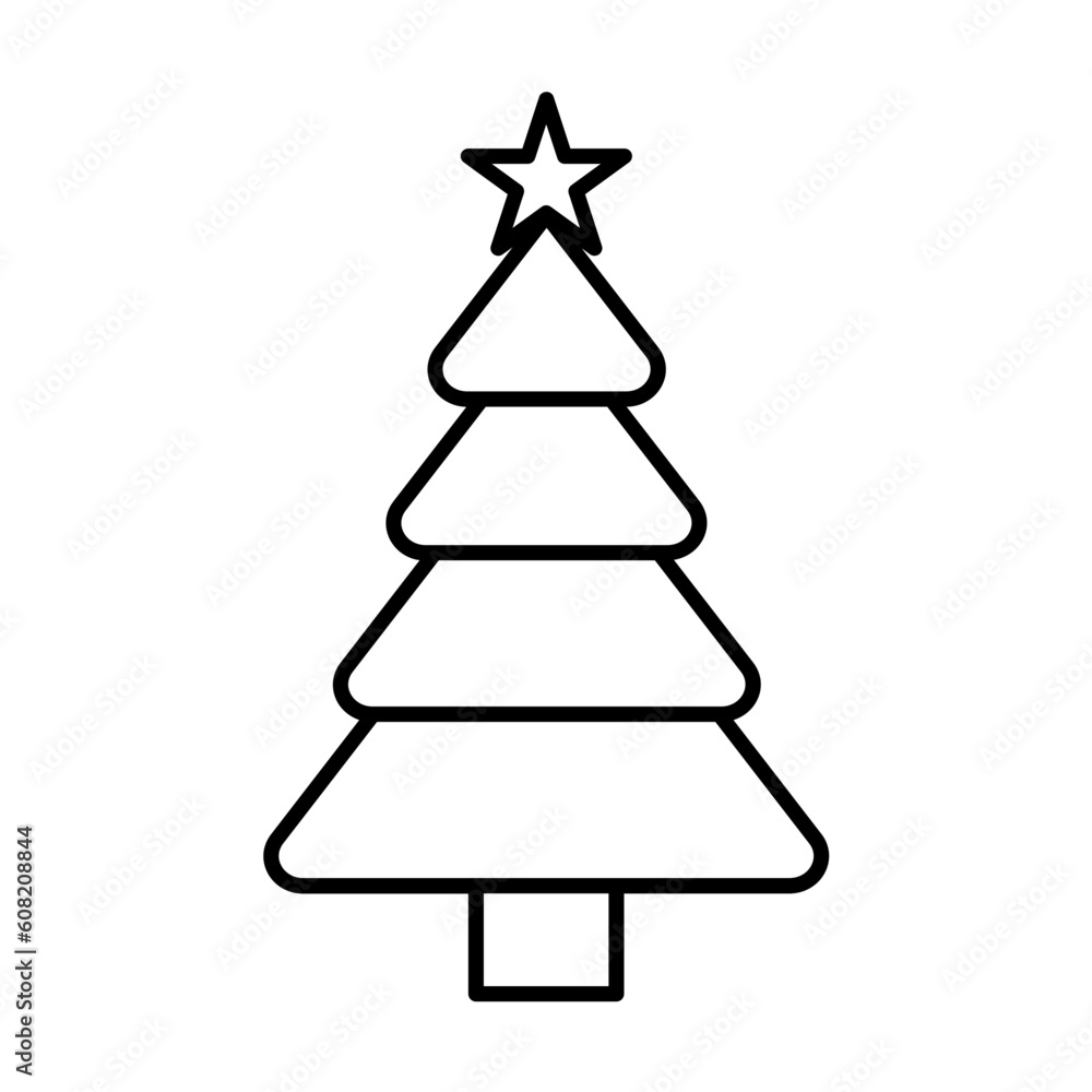 Christmas tree icon Christmas tree icon