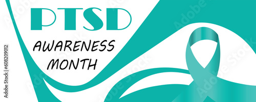 Banner for PTSD Awareness Month