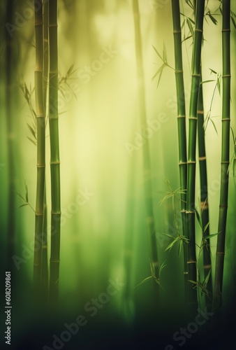 bamboo forest blurred  Generative AI