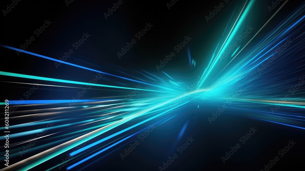 abstract motion light wave background template. Generative Ai abstract motion light wave background template. Generative Ai