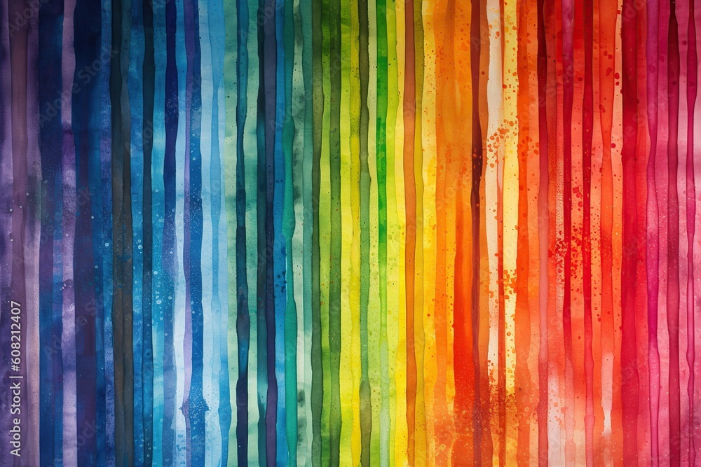 rainbow brush stroke textured background Generative AI rainbow brush stroke textured background Generative AI