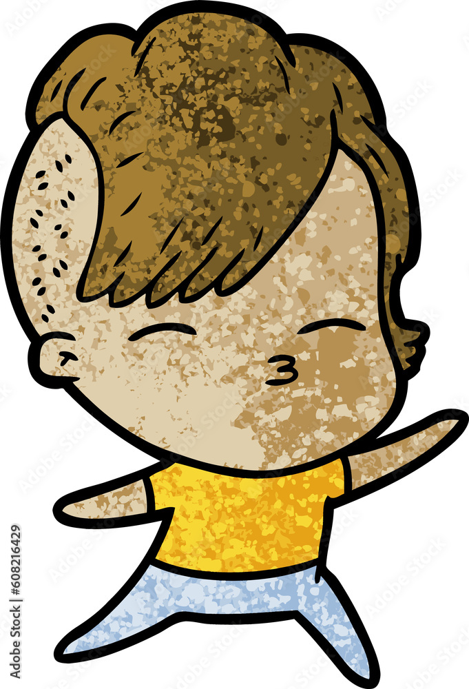 cartoon squinting girl cartoon squinting girl