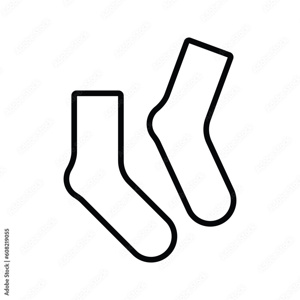 Socks Icon Vector Symbol Design Illustration Socks Icon Vector Symbol Design Illustration