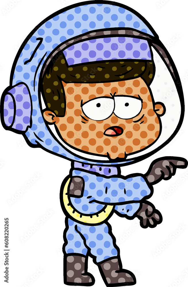 cartoon tired astronaut cartoon tired astronaut
