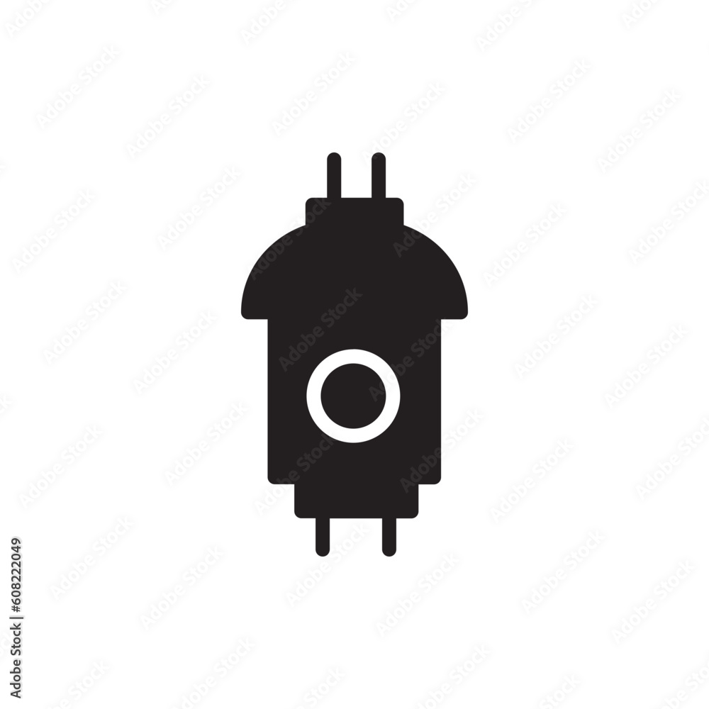 Obraz premium Lamp Lantern Light Solid Icon