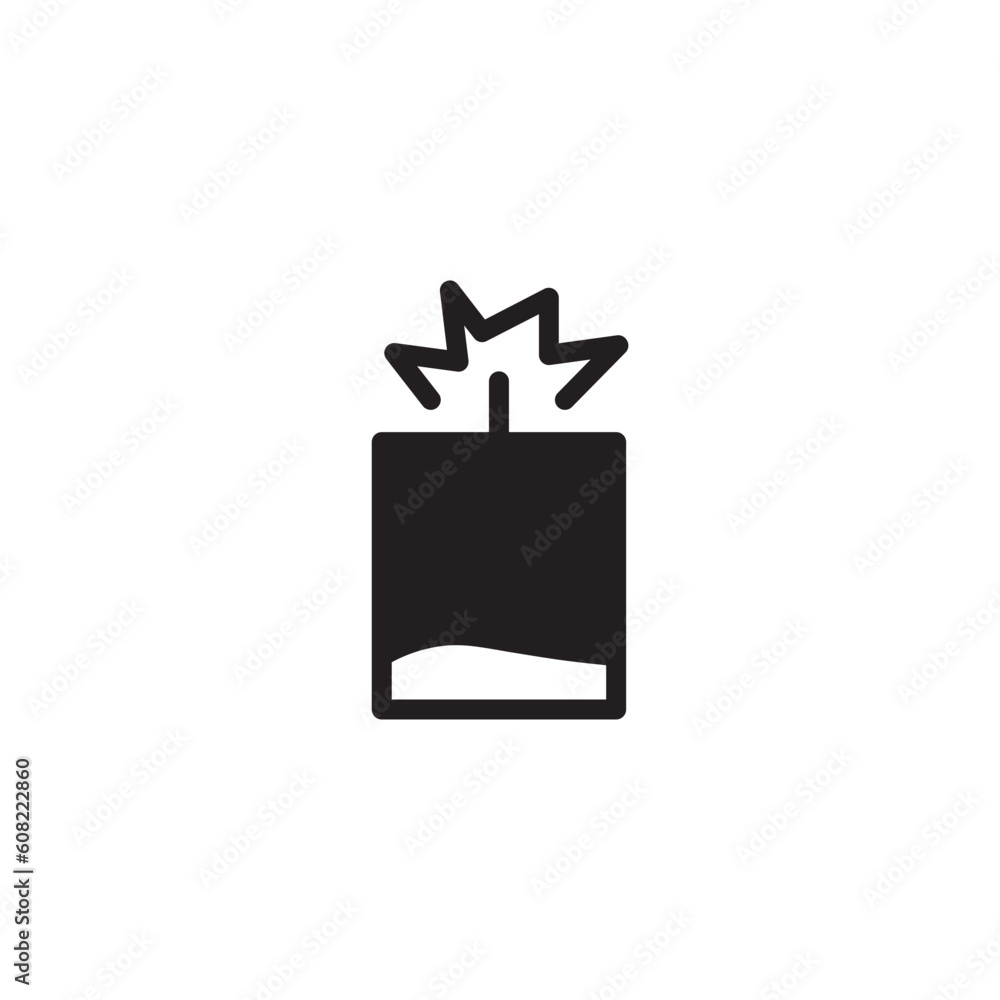 Obraz premium Firecracker Year Festival Solid Icon