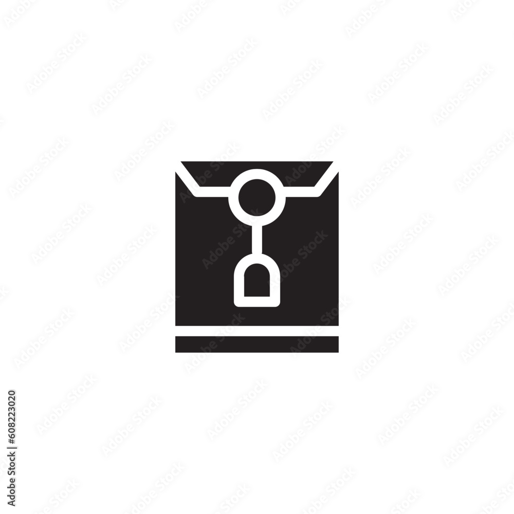 Gift Envelope Chinese Solid Icon Gift Envelope Chinese Solid Icon