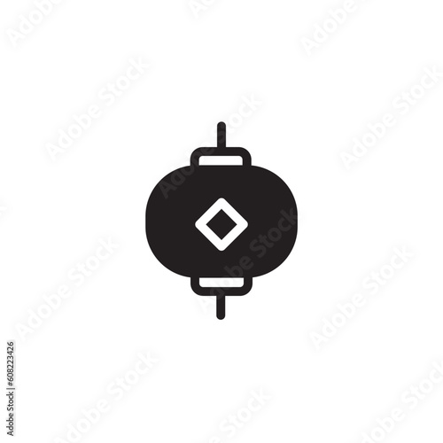 Lantern Chinese New Solid Icon