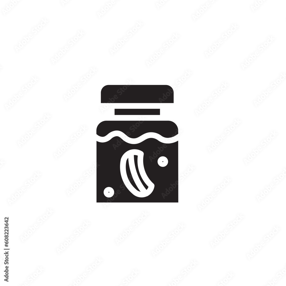 Pickles Canned Bottle Solid Icon Pickles Canned Bottle Solid Icon