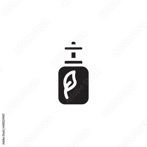 Aroma Bottle Flower Solid Icon
