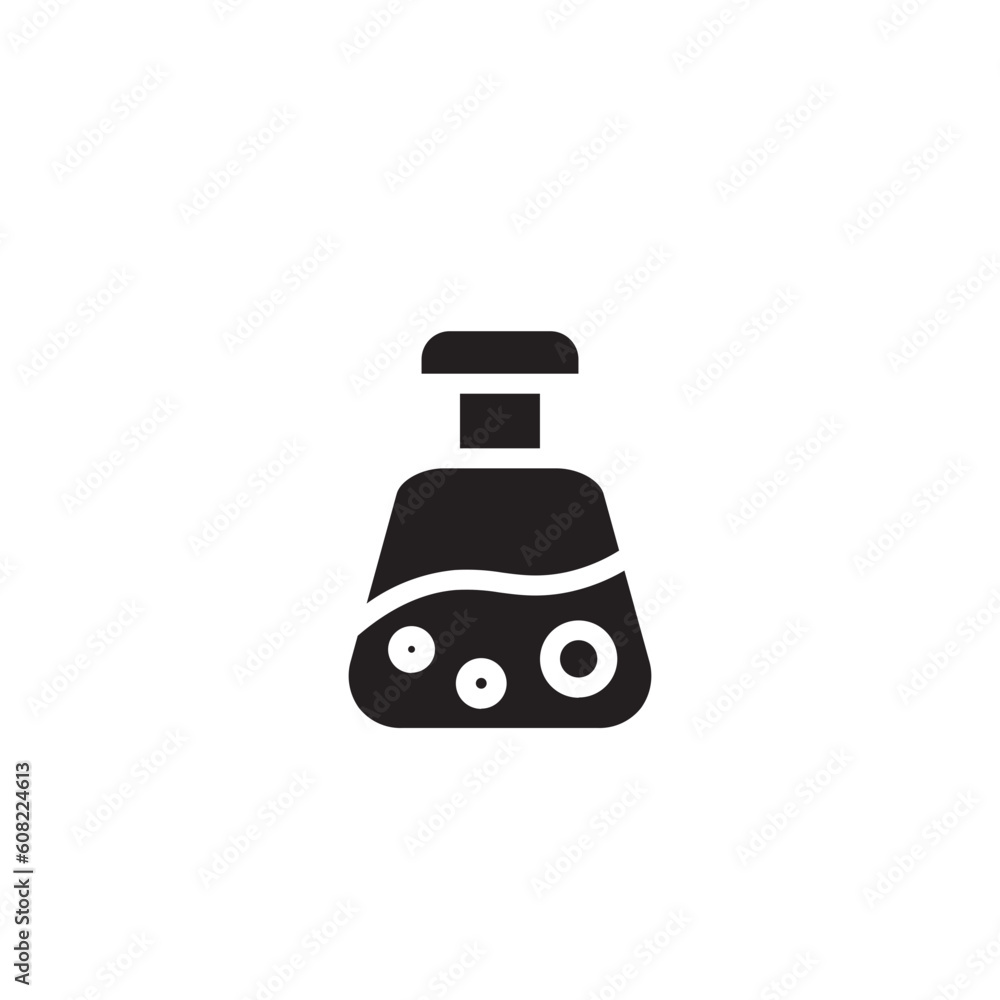 Bottle Essential Oil Solid Icon Bottle Essential Oil Solid Icon