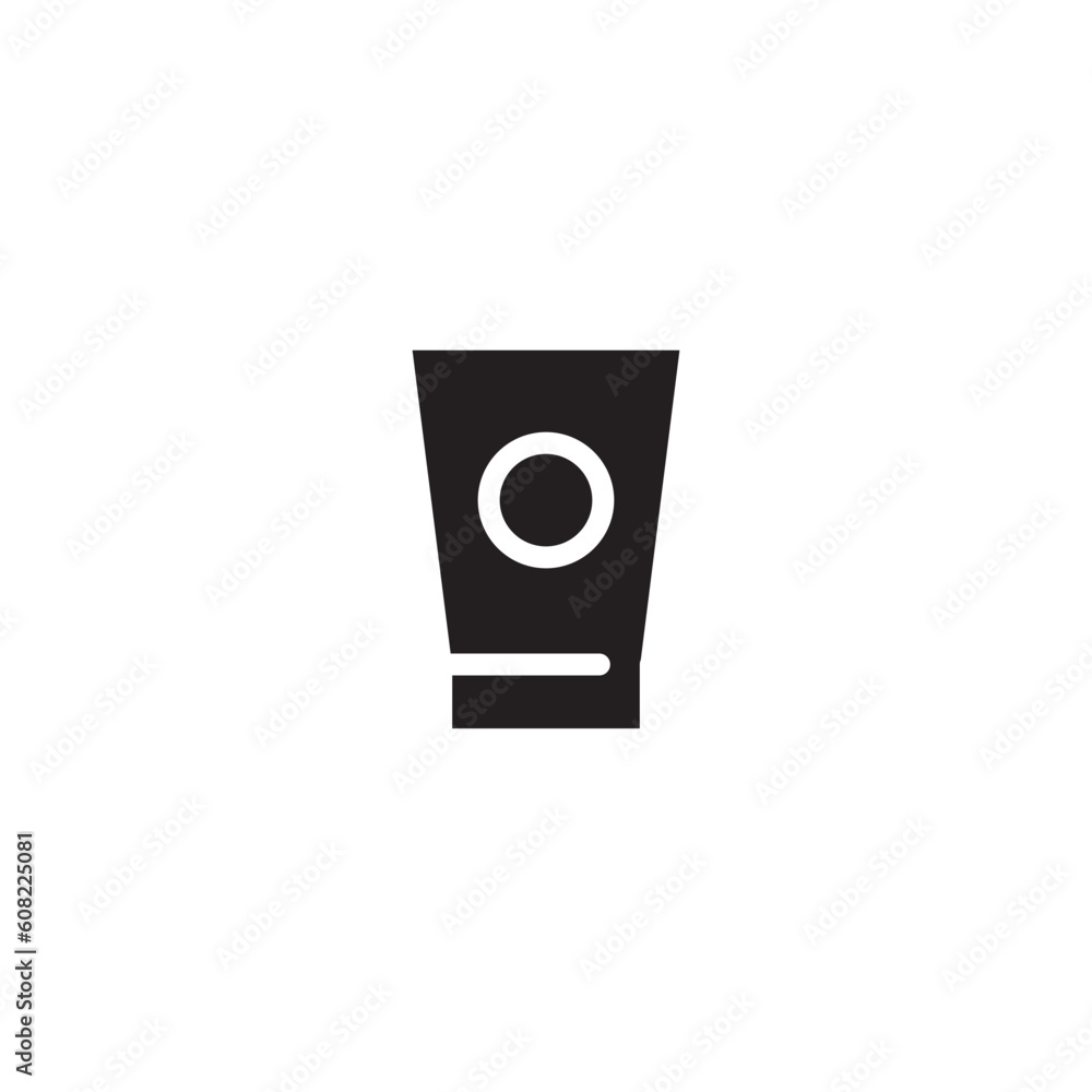 Beauty Cream Lotion Solid Icon Beauty Cream Lotion Solid Icon