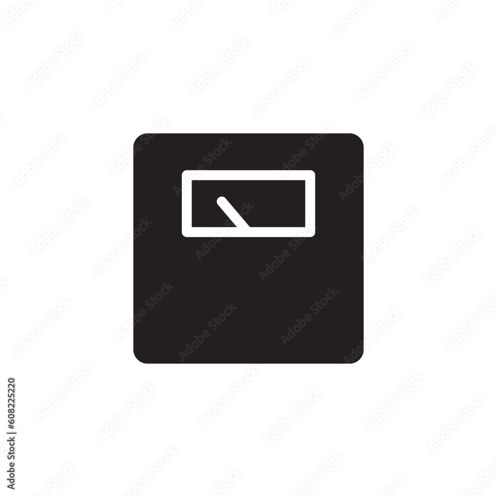 Balance Losing Machine Solid Icon Balance Losing Machine Solid Icon