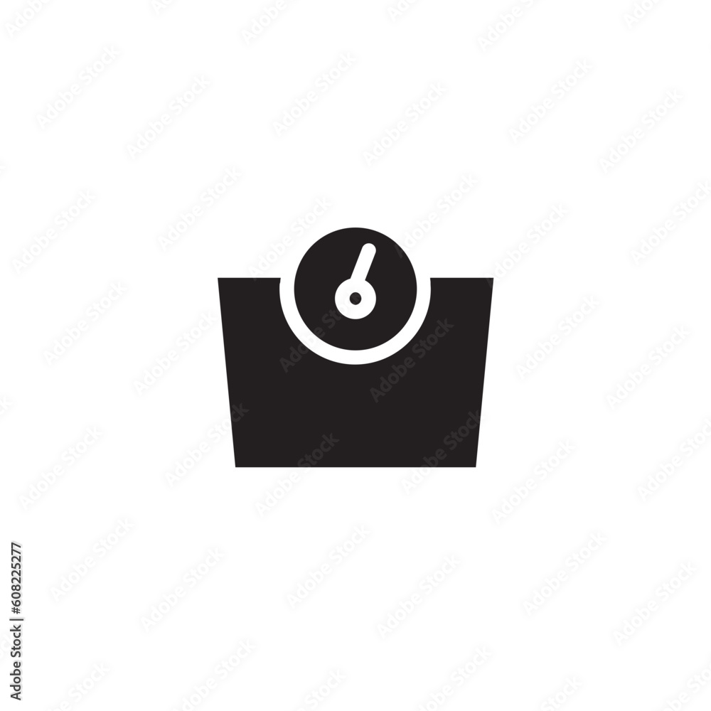 Balance Losing Machine Solid Icon Balance Losing Machine Solid Icon