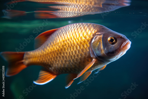 crucian carp river fish generative ai