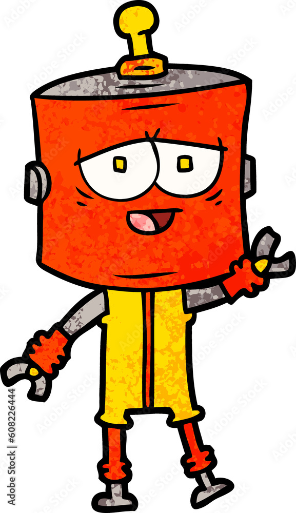 cartoon robot cartoon robot