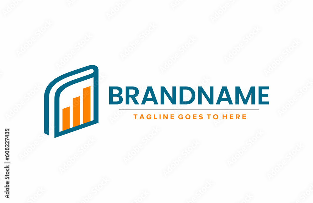 Brand logo design for investment business solution