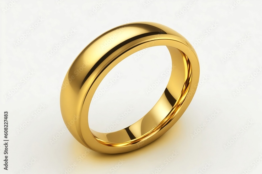 wedding rings on white, ai generative image, couple rings wedding rings on white, ai generative image, couple rings