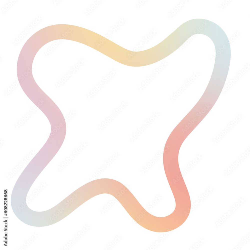 Cute line pastel element
Cute line pastel element