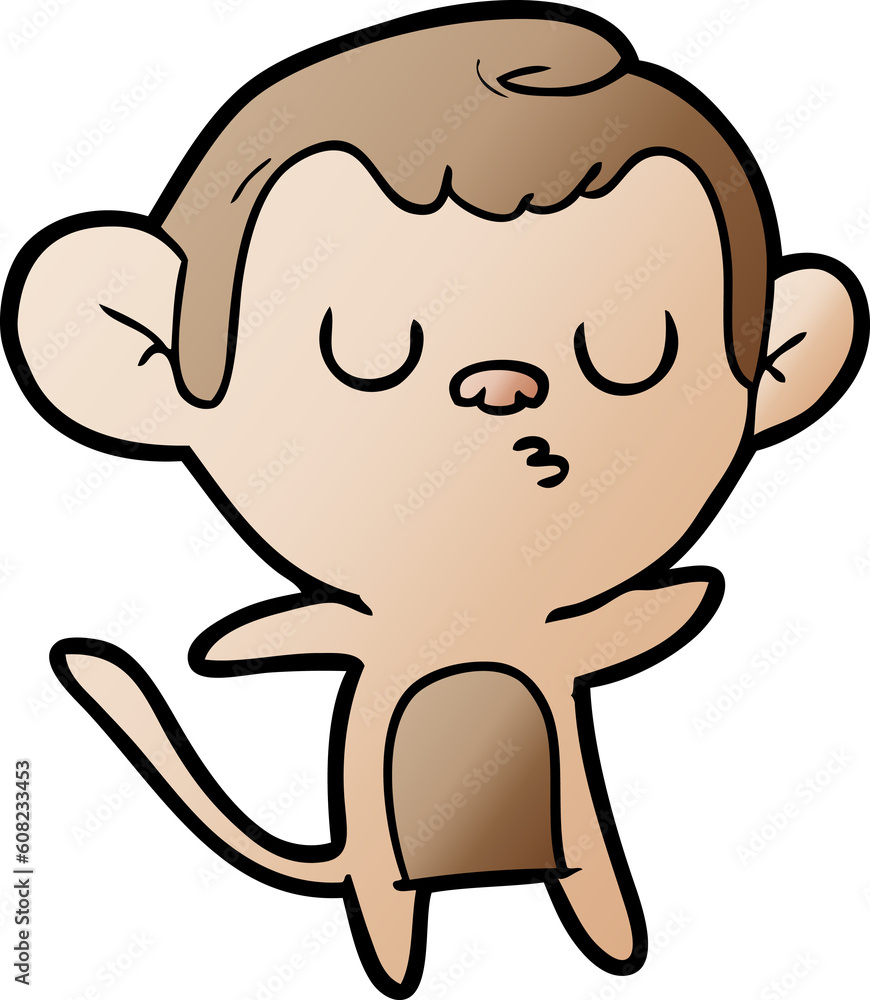 cartoon monkey cartoon monkey
