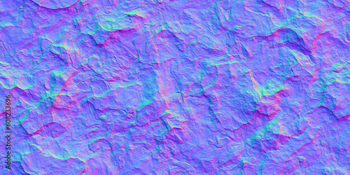 Photography Seamless slate slab rock face normal map background texture