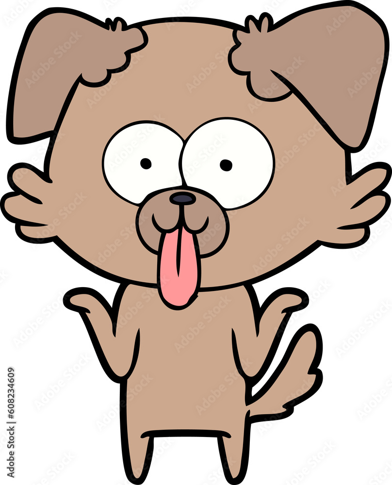 cartoon dog with tongue sticking out cartoon dog with tongue sticking out