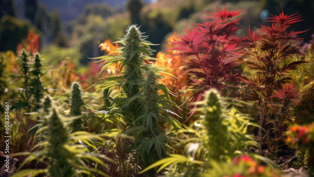 bulking colorful garden cannabis buds diversity strains generative ai bulking colorful garden cannabis buds diversity strains generative ai