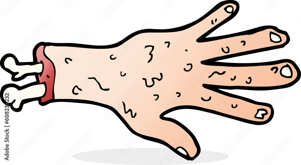 gross severed hand cartoon gross severed hand cartoon