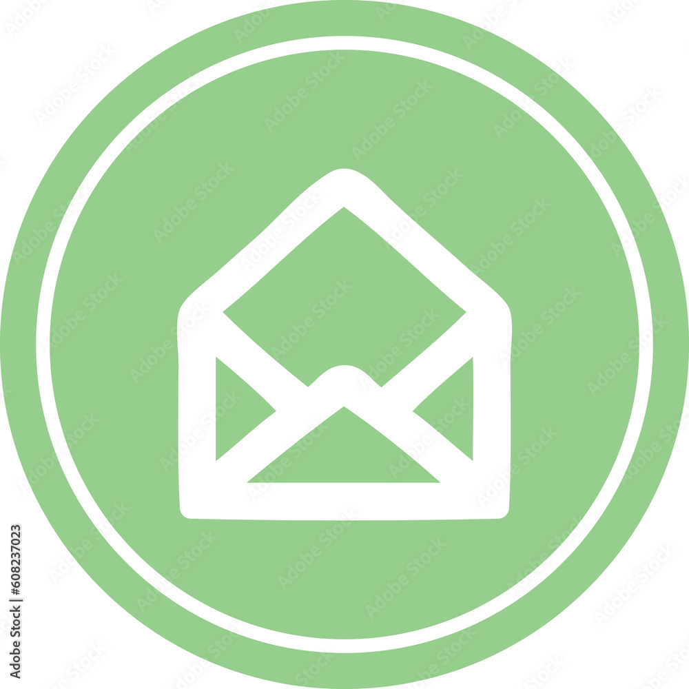 envelope letter circular icon symbol envelope letter circular icon symbol