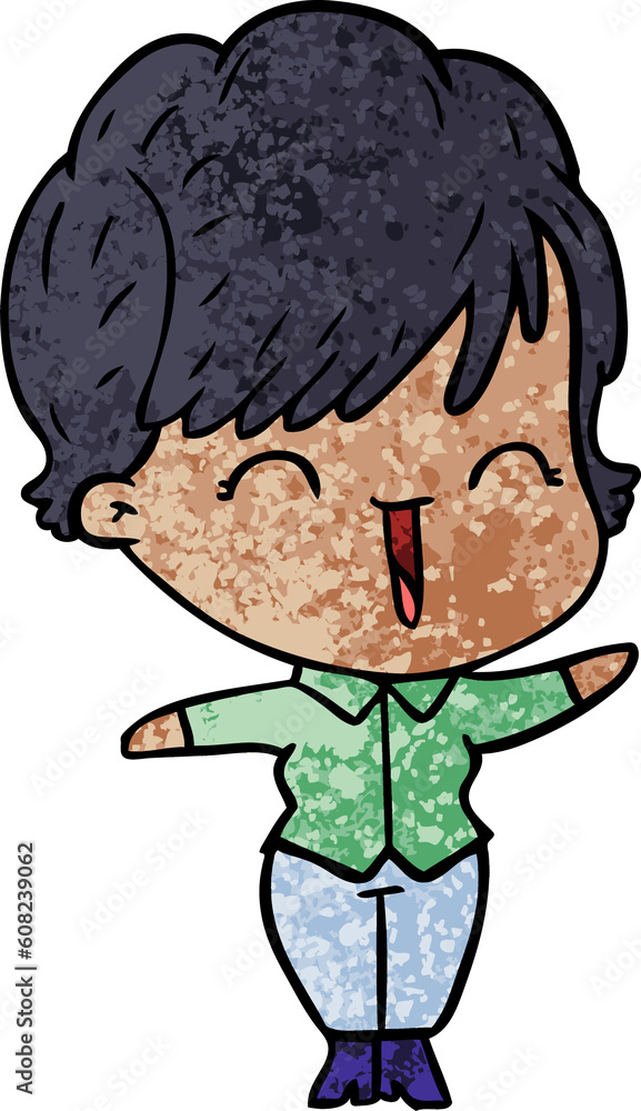 cartoon laughing woman cartoon laughing woman