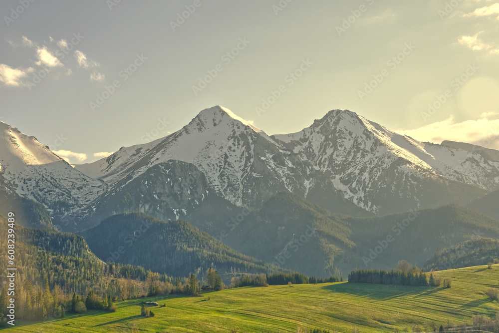 Fototapeta premium strbske pleso in tatra mountains in Slovakia