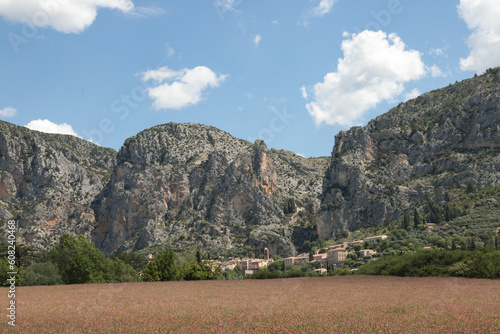 Provencal Village bedded in the Mountains
