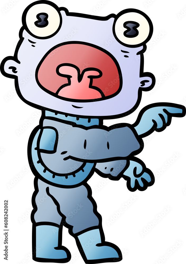cartoon weird alien communicating cartoon weird alien communicating