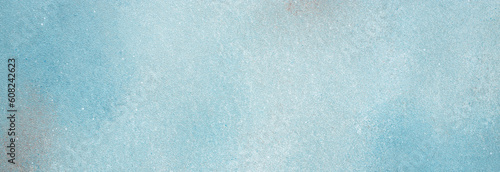 Blue abstract background, Long banner format. top view
