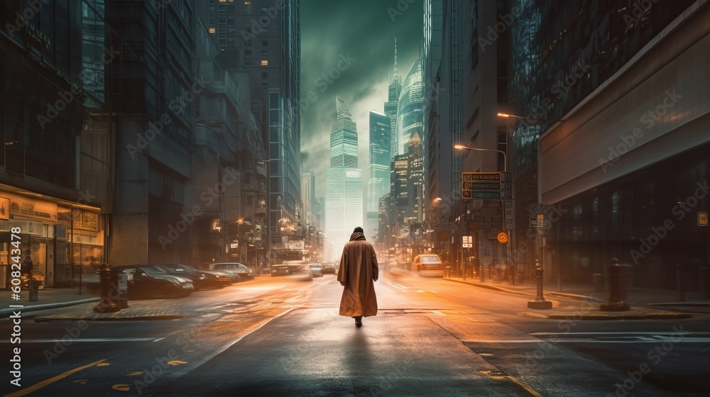 The secong coming of god. Beautiful illustration picture. Generative AI The secong coming of god. Beautiful illustration picture. Generative AI