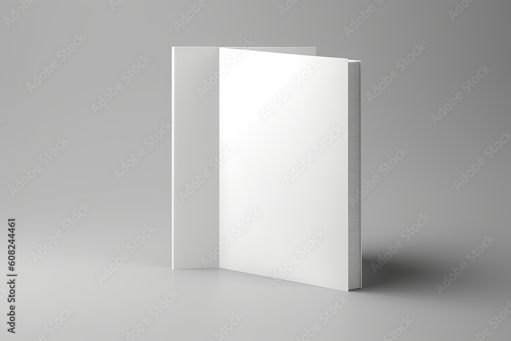 blank brochure mockup, Generative AI blank brochure mockup, Generative AI