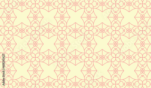 Geometric seamless Pattern Background Page