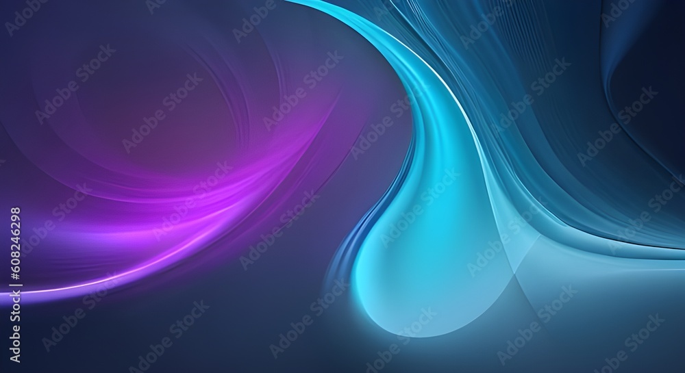 Obraz premium A blue and purple abstract background