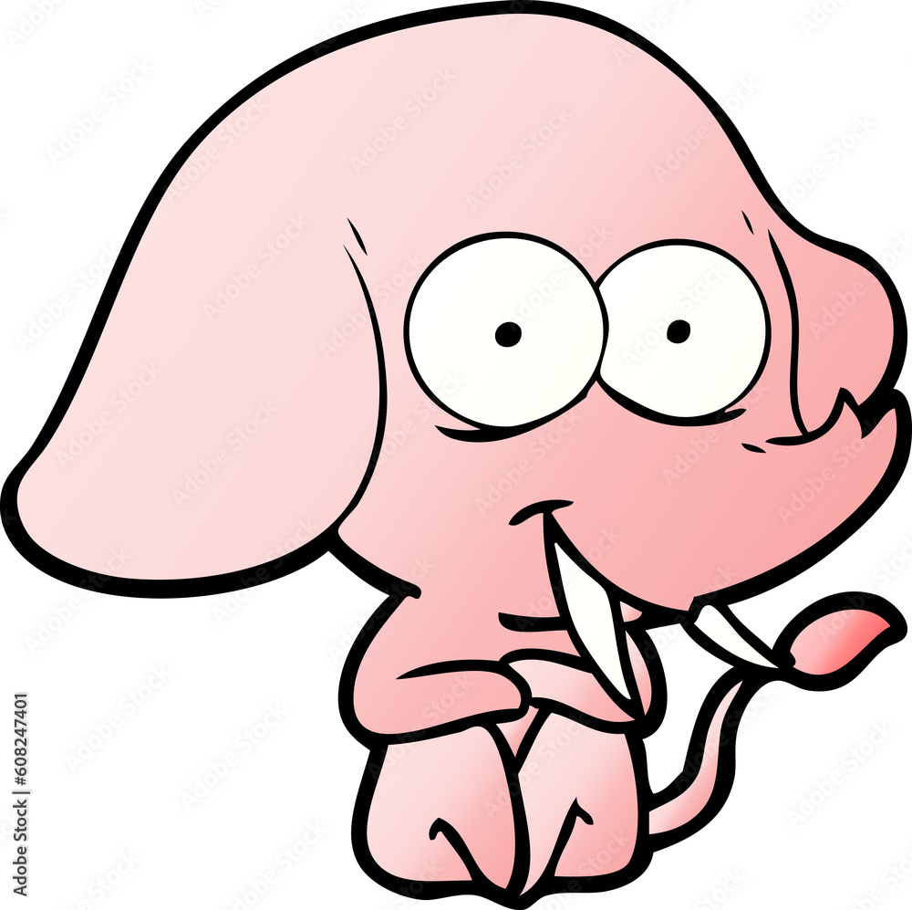 happy cartoon elephant happy cartoon elephant
