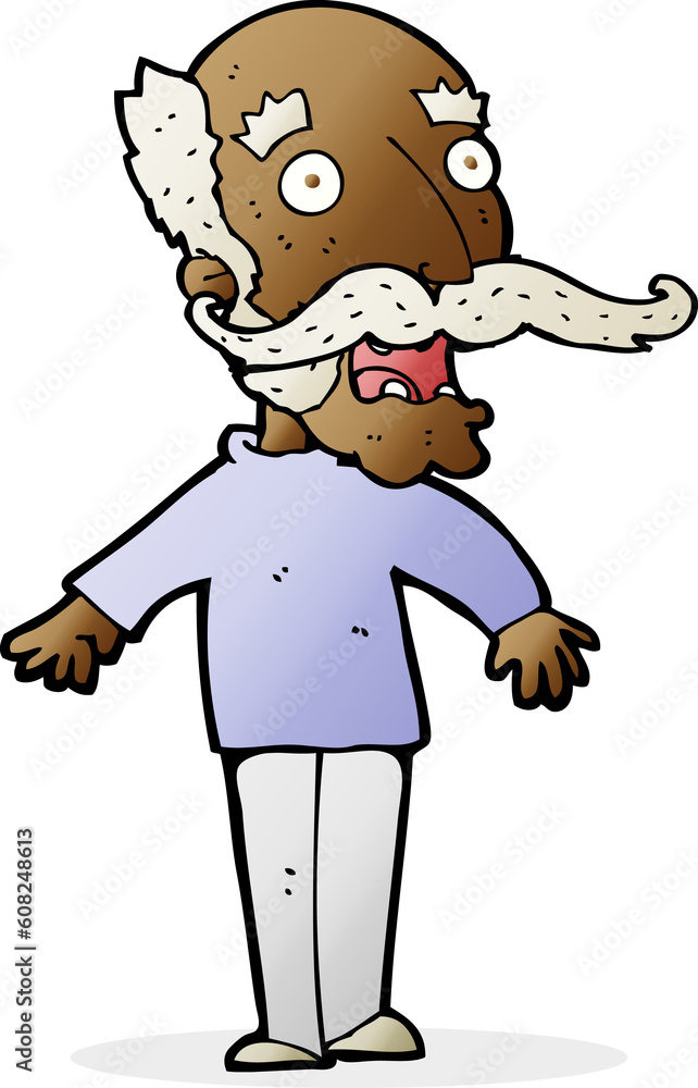 cartoon old man gasping in surprise cartoon old man gasping in surprise