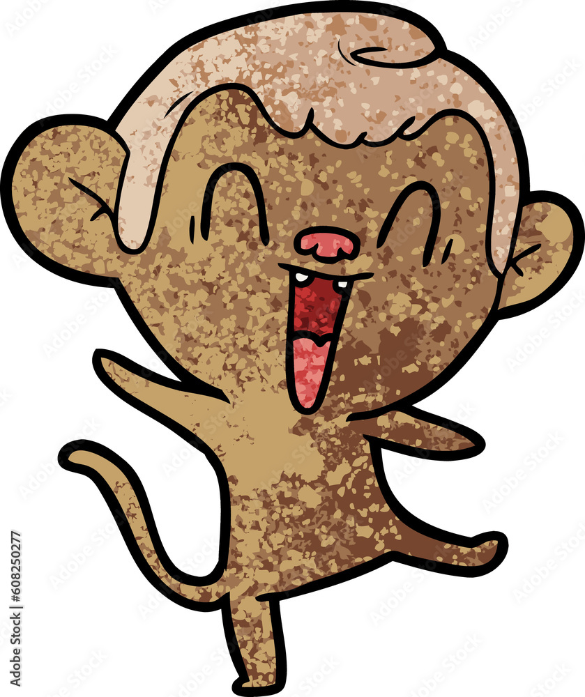cartoon laughing monkey cartoon laughing monkey