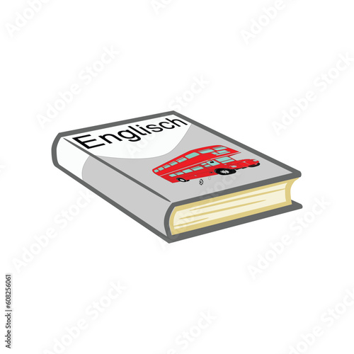 Book icon in isometric style isolated on white background. Education symbol