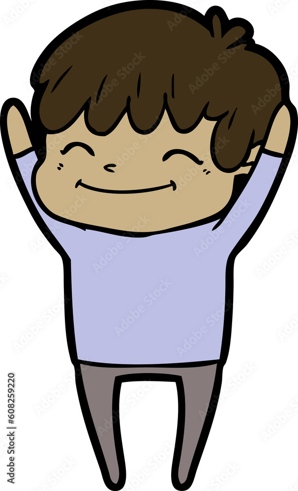 cartoon happy boy cartoon happy boy