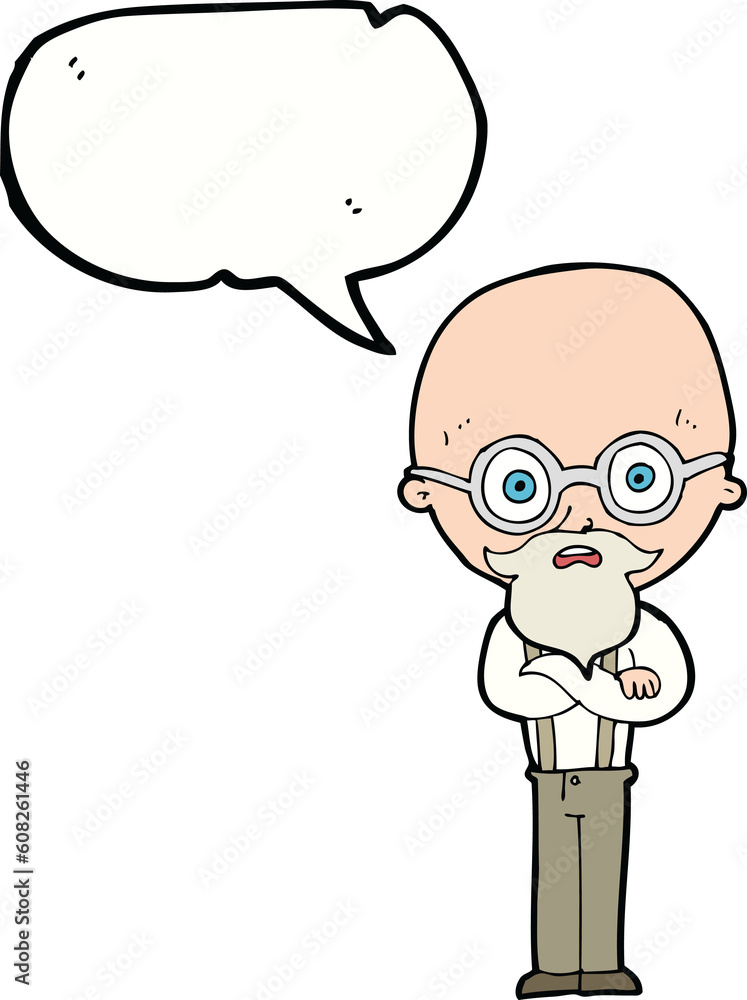 cartoon annoyed old man with speech bubble cartoon annoyed old man with speech bubble