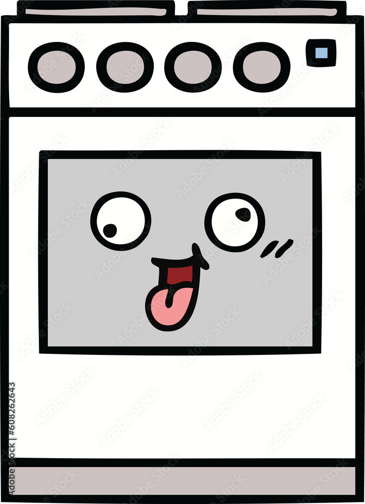 cute cartoon of a kitchen oven cute cartoon of a kitchen oven