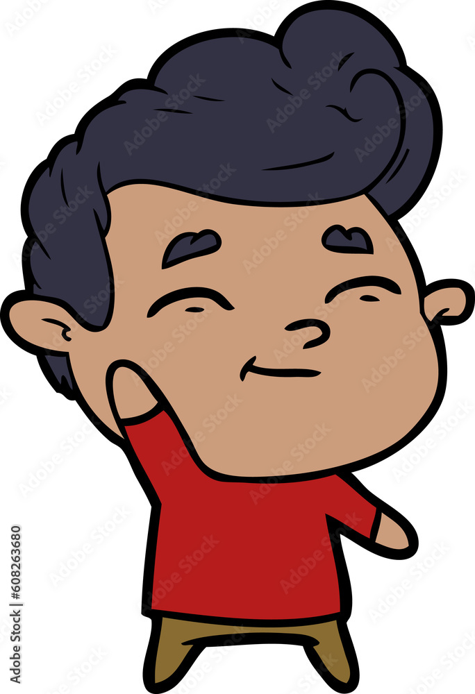 happy cartoon man happy cartoon man