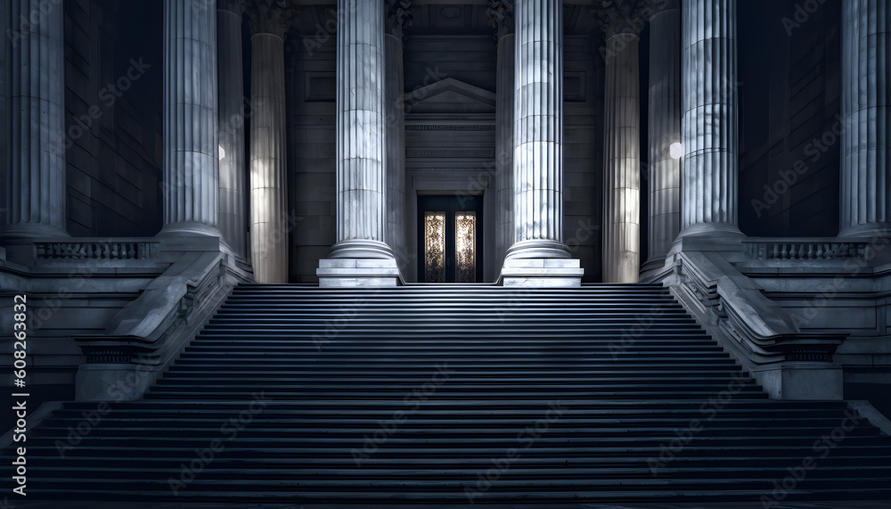 columns at night columns at night