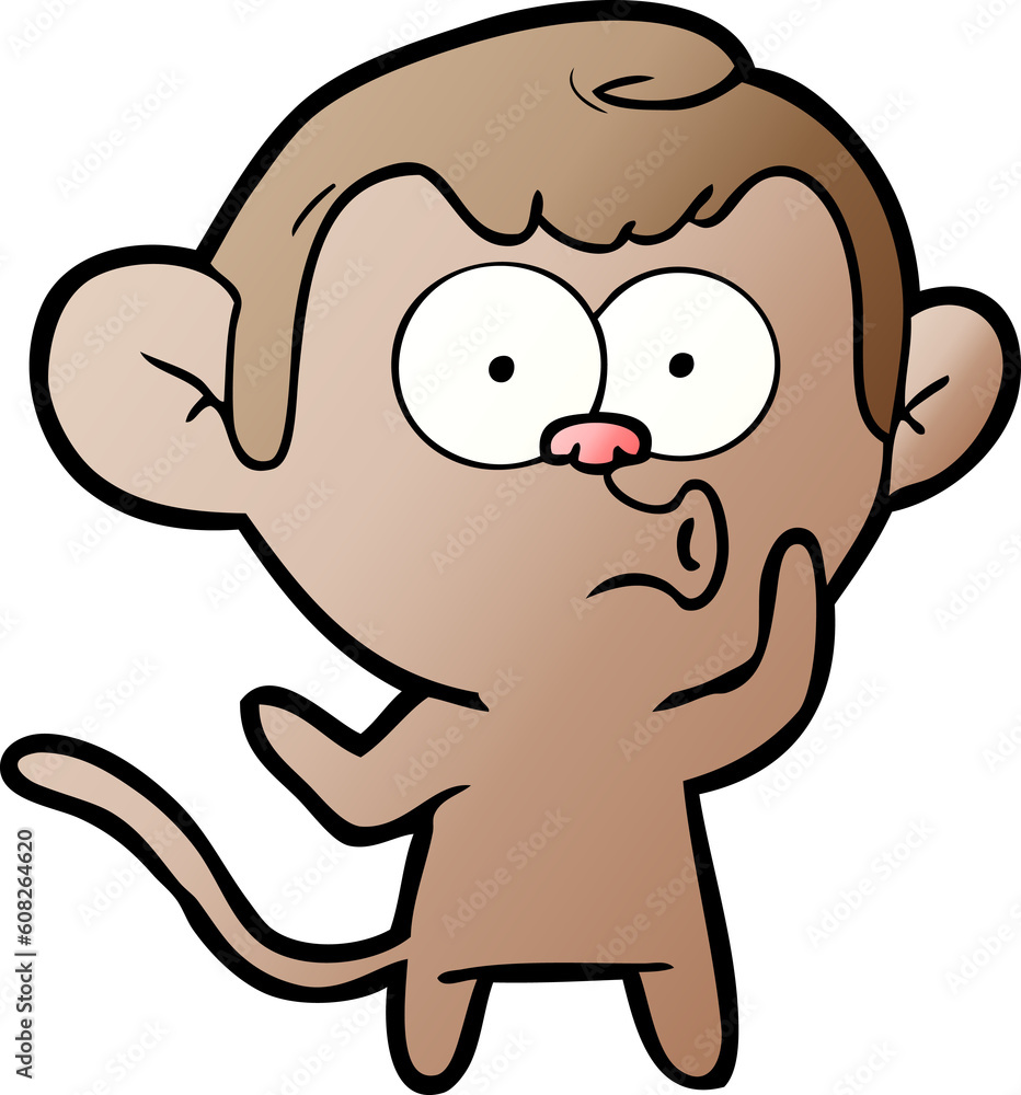 cartoon hooting monkey cartoon hooting monkey