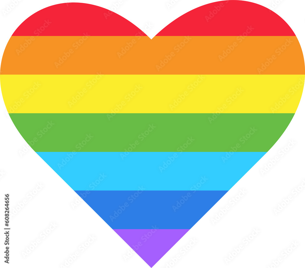 heart shaped rainbow flag heart shaped rainbow flag